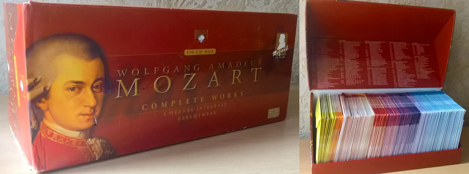 Mozart Complete Works 170 CD Boxed Set Edition Classical Music